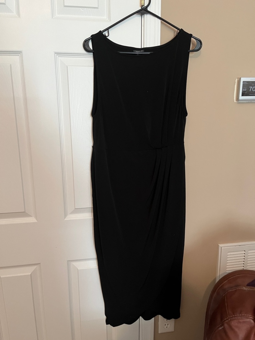 torrid Black Sleeveless Midi Sheath Dress